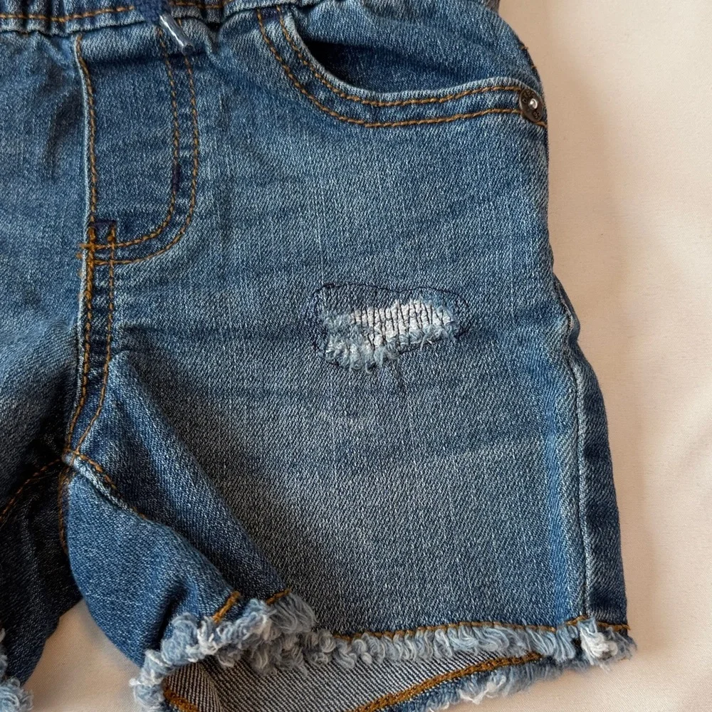 OshKosh B'gosh Distressed Blue Denim Shorts